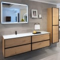 Maximizing Space with Floating or Wall-Mounted Vanities