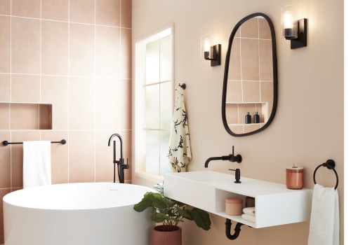 Maximizing Space in a Bathroom with Automatic Faucets and Toilets